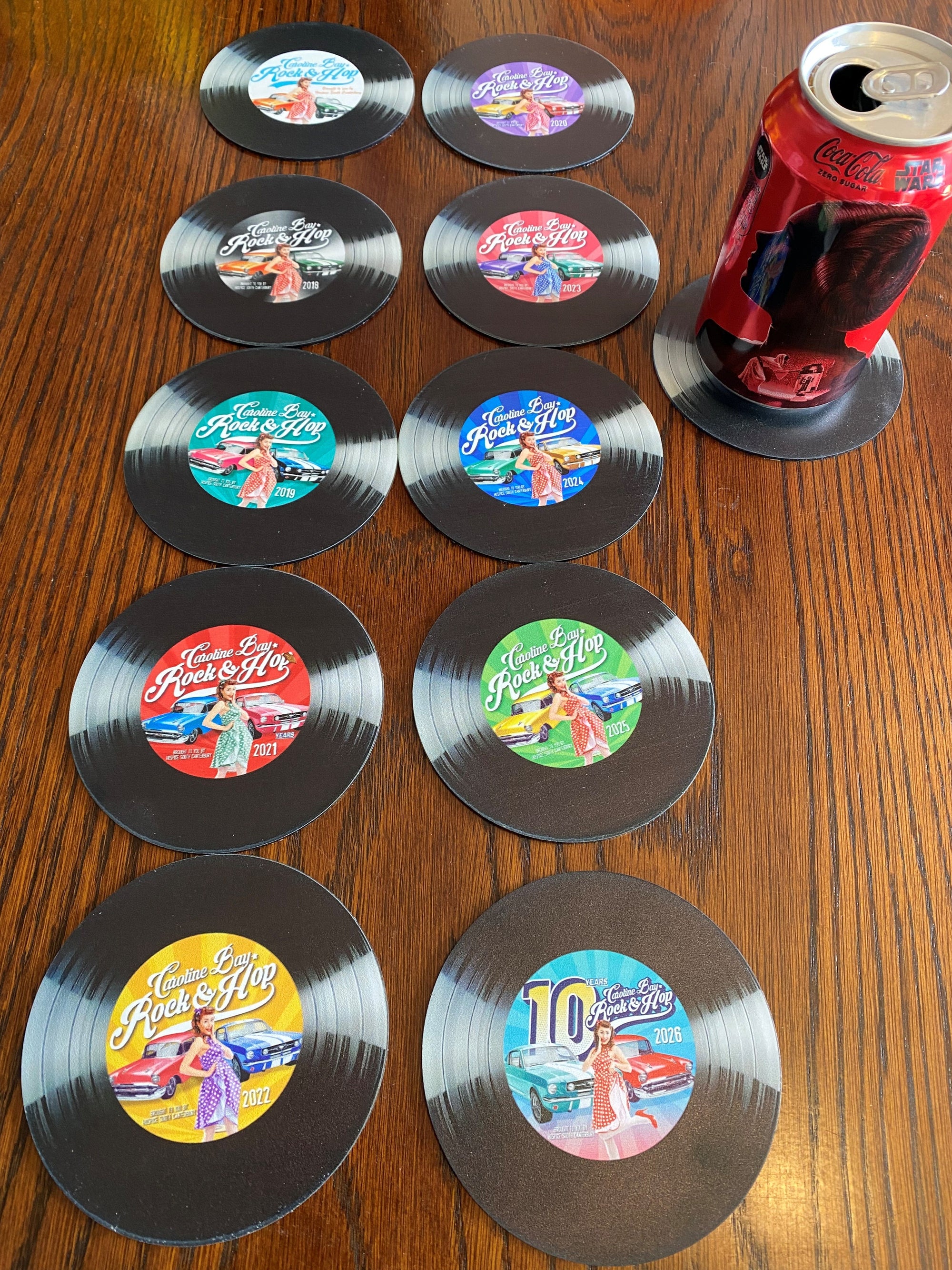 10 Year Celebration Coasters