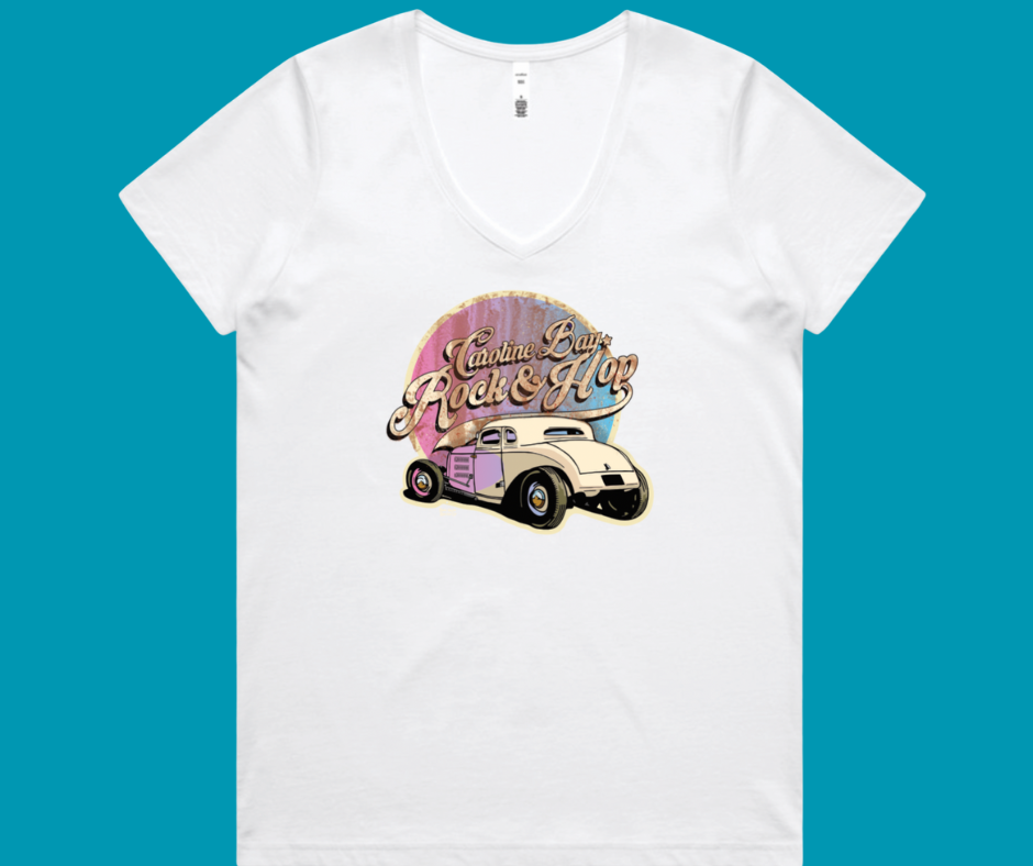 2026 Women's Vee Neck White Designer Tee Shirt