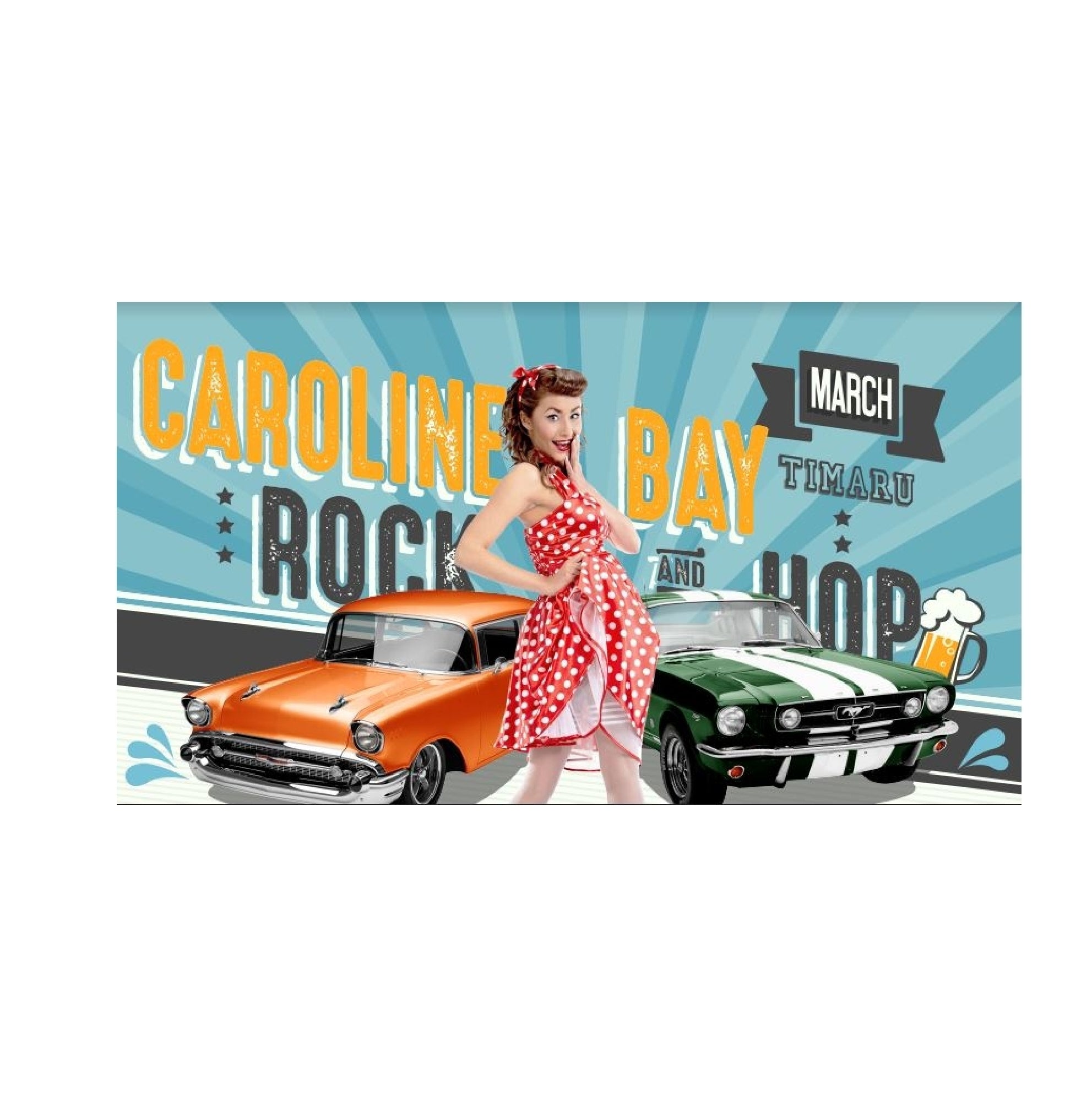 Rock and Hop Beach Towel