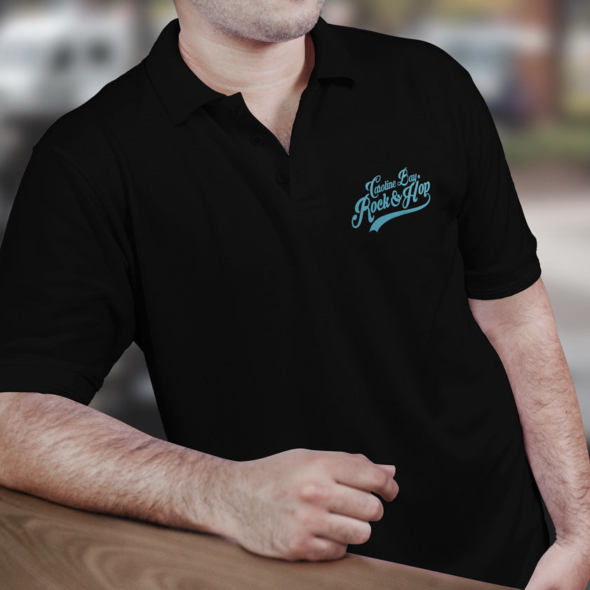 Mens Black Polo Shirt